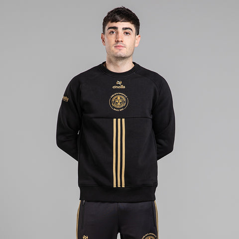 Junior 2025 Brushed Crew Neck Black/Gold